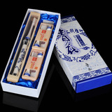 实用会议小礼品 居家套装 中国传统文化艺创青花牙刷创意礼物