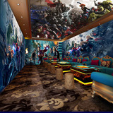 3d立体复仇者联盟主题大型壁画 KTV酒吧客厅卧室个性背景墙纸壁纸