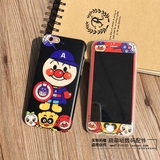 韩国面包超人iphone6s硅胶手机壳配套钢化膜6plus保护套4.7 5.5
