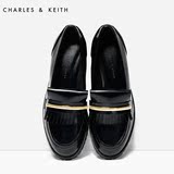 CHARLES&KEITH流苏女鞋 CK1-70380455 复古乐福鞋 舒适欧美女单鞋
