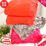 韩国正品短毛绒毯纯色纯棉木耳花边保暖绒毯绒垫床单床上用品特价