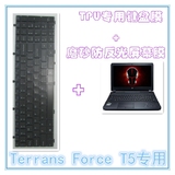 未来人类T5-SKYLAKE-970M-67SH2 15.6寸TPU键盘保护膜+磨砂屏幕贴