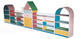 特价幼儿园室内卡通造型大型组合柜儿童玩具收纳整理柜木制柜子