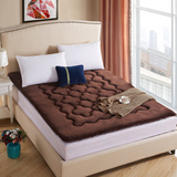 新款纯色法莱绒床垫单人双人床褥子床垫学了宿舍床垫