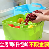 创意移动水槽沥水篮厨房小工具塑料蔬菜水果收纳洗菜盆百货小商品