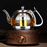 相邦茶具不锈钢过滤耐热玻璃茶壶 电磁炉专用多功能煮茶壶 包邮