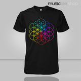 2016 纯棉logo 圆领短袖T恤 a head full of dreams Coldplay酷玩