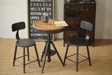 铁艺茶桌实木咖啡厅桌椅售楼处洽谈桌椅组合 布艺餐桌椅子家用