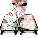 花儿与少年刘涛韩国monopoly 旅行收纳袋套装衣物整理收纳组12枚