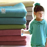 亚麻棉水洗色织布料组 柔软垂顺 棉麻布料服装布料 半米标价