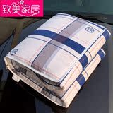 全棉办公室抱枕被子两用学生简约汽车可折叠加厚纯棉靠垫被包邮