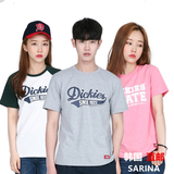 SARINA韩国代购直邮DICKIES专柜正品16夏韩版时尚男女短袖T恤情侣