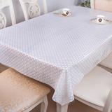 布防水防油防烫免洗田园塑料茶几布方形台布布艺光面桌布pvc餐桌