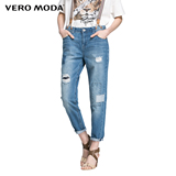 Vero Moda2016新品磨破补丁实用前后兜牛仔裤|316132046