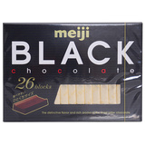 日本进口巧克力 Meiji明治正品钢琴至尊精装特浓黑巧克力26枚120g