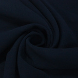 藏青重磅麻纱 纯色垂感麻纱面料布料 加厚雪纺 时装料批发