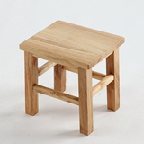 惠木元橡木凳子家用儿童矮凳小板凳换鞋凳沙发凳包邮方板凳