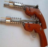 火柴枪链条枪链子/7080后怀旧传统玩具/送火柴不锈钢洋火枪 包邮