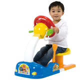 预订新款日本原装面包超人模拟室仿真方向盘儿童玩具车驾驶车