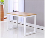 包邮电脑桌台式简易书桌办公桌学习桌简约写字桌子家用钢木桌特价