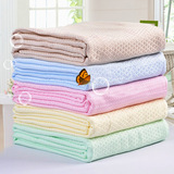 100%竹纤维毛巾被夏凉被空调被儿童毯子浴巾空调盖毯午睡毯毛巾毯