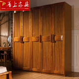 普上整体木衣柜大容量储物木质四门衣五门简易家用卧室小户型衣柜