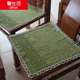四季棉线编织椅子坐垫 夏季薄款餐桌椅垫餐椅垫办公室坐垫凳座垫