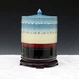 景德镇陶瓷器 创意家居盖罐 储物罐 茶叶罐现代颜色釉窑变系列
