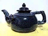 清仓景德镇陶瓷窑变釉异型观赏茶壶瓷器摆件 家居装饰 工艺品摆件