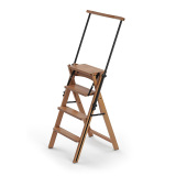 顺丰包邮利快DLAC意大利进口四层木质可折叠梯子椅子多功能梯椅