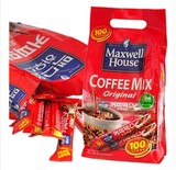 韩国食品进口 麦斯威尔三合一速溶咖啡11.8g*100条原味混合香美甜