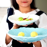 糕盘小吃碟家用汤盘饭盘酒店摆台餐具子日式寿司碟蛋创意陶瓷菜盘