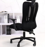 ef真皮椅白色牛皮电脑椅旋转升降椅办公椅凳子人体工学椅