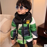 童装冬装2015新款男童棉衣外套短款 韩版中大童儿童棉服加厚棉袄
