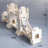 木制仿真成人益智玩具3diy手工创意新奇礼物木质拼装建筑模型桥梁