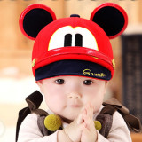 宝宝鸭舌帽春款遮阳帽1-4岁男女童韩国儿童帽子可爱潮帽包邮