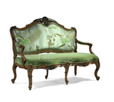 高端定制美式欧式实木雕花双人沙发椅公主休闲椅高档别墅沙发椅