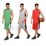 篮球服套装 男款球衣比赛服运动服球衣 夏季透气短袖背心定制包邮
