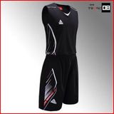 新款匹克篮球服套装比赛训练服透气运动套装无袖男款队服团购印号