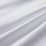 富安娜单件纯棉床单1.8m床夏季双人床单单件全棉斜纹纯色被单本色
