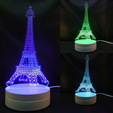 DIY定制3D立体LED夜灯创意新年结婚生日情人节礼物台灯卧室床头灯