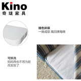 日式双人拆洗折叠沙发多功能特价KINO高档布艺创意沙发床 时尚