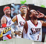 【不随机】阿伦艾弗森海报套装NBA海报艾佛森篮球明星海报一套8张