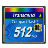 Transcend创见 CF卡 512M 80X 工业用 数控机床 CNC程序卡 广告机