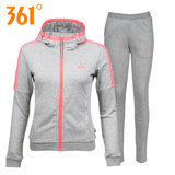 361女装运动套装2016春款女套装运动服361度跑步服卫衣套装运动裤
