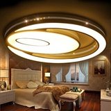 时尚椭圆形LED吸顶灯宜家大气客厅灯现代简约温馨卧室灯创意灯具