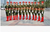 五一节新款军旅舞蹈迷彩演出服女军装女兵服现代舞蹈部队表演服装