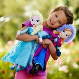 现货新款冰雪奇缘皇后艾莎Elsa安娜Anna公主公仔毛绒玩具芭比娃娃