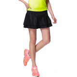 李宁羽毛球服女士运动短裙透气速干跑步健身休闲运动裙裤 含内胆