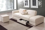 特价日式沙发床可折叠简约现代皮艺多功能储物客厅移动1.8沙发床